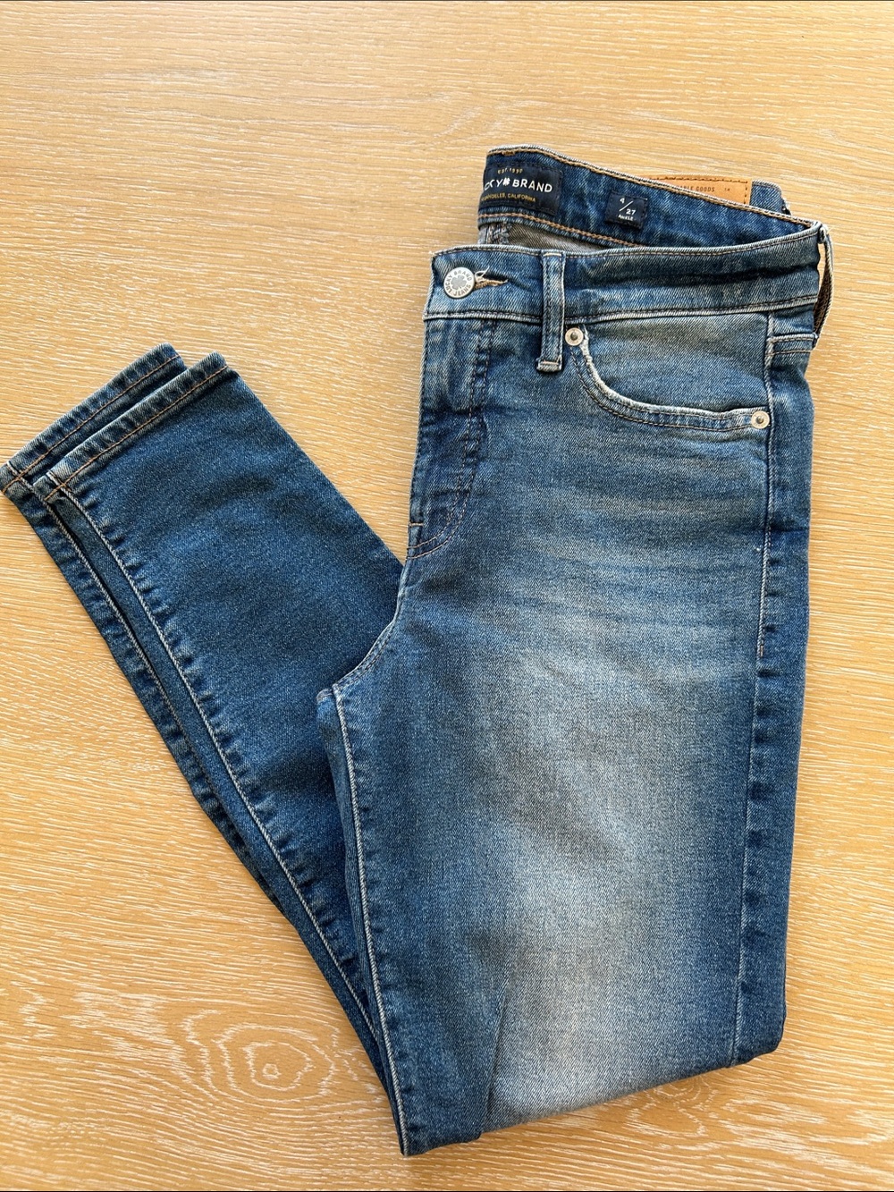 Lucky Brand Ava Skinny Ankle Jeans Medium Wash - 4/27